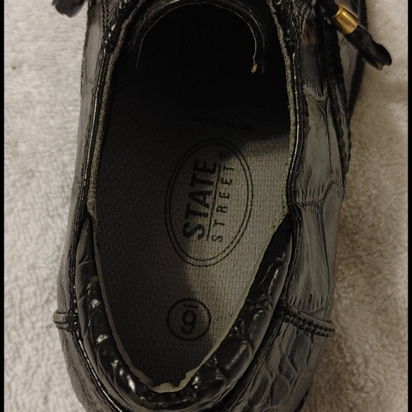 State street men's black shoes size 6 - Picture 10 of 10
